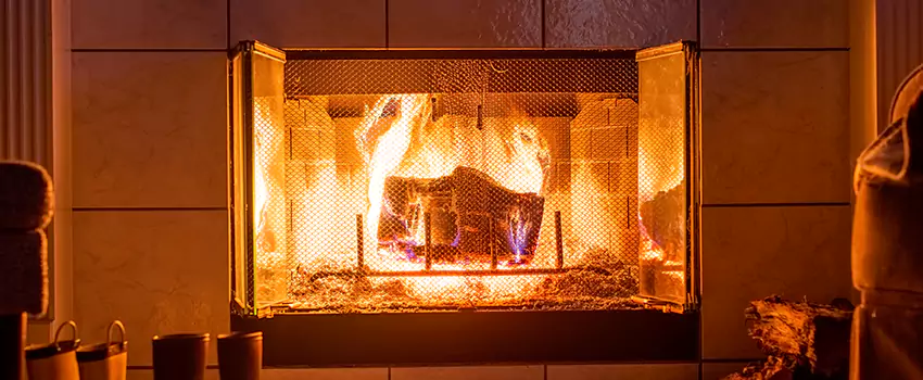 Mendota Hearth Landscape Fireplace Installation in Belton, Missouri